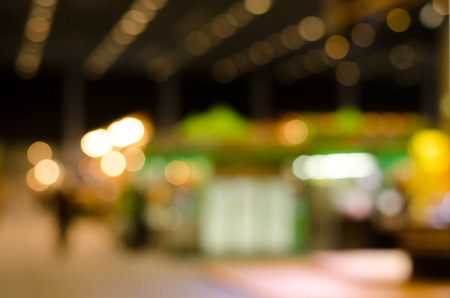 Burred supermarket for backgroundの写真素材