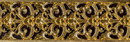 Thai classic style ancient art in templeの写真素材