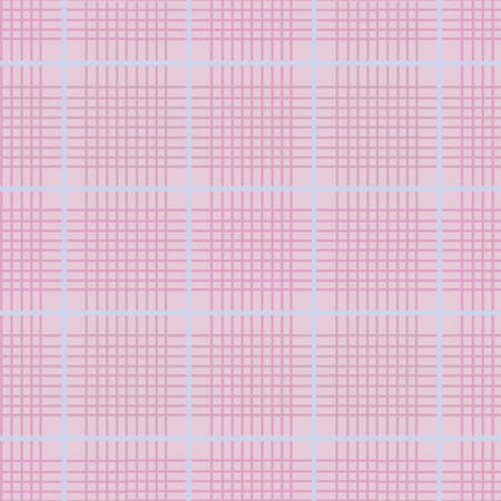 Vector pink with a touch of blue seamless pattern background. Linear thread design to create a texture similar to a fabricのイラスト素材