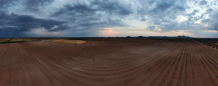 Sunset in the Salt River Canyon, which divides the San Carlos & White Mountain Apache Indian Reservations, in northeastern Arizona.の写真素材