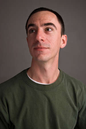Caucasian Male Headshotの写真素材