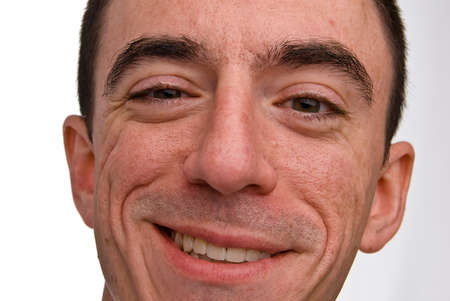 Caucasian Male Headshot - Closeupの写真素材