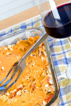 Eggplant Casserole food dishの写真素材