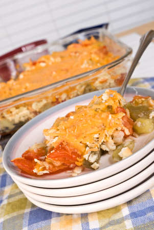 Eggplant Casserole food dishの写真素材