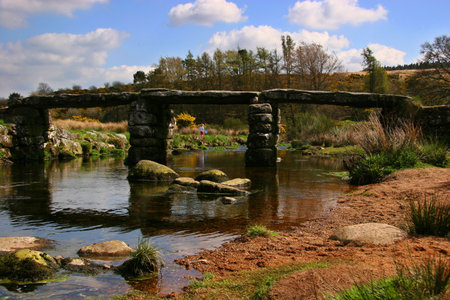 Bridge over water, Devon, England