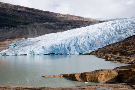 Svartisen Glacier, Norwayの写真素材