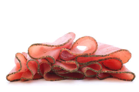 Rolled fillet of hamの写真素材