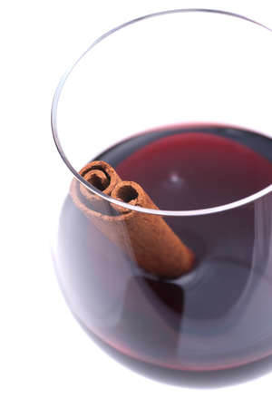 Red wine, cinnamonの写真素材