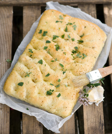 Fresh focacciaの写真素材