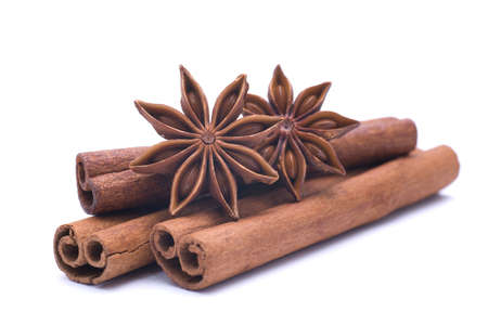 Christmas spices の写真素材