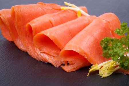 Fresh salmonの写真素材