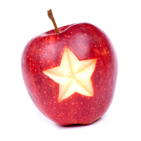 Christmas appleの写真素材