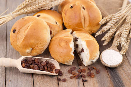 Raisin rollsの写真素材