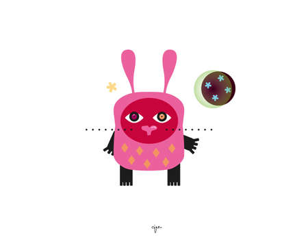 mascotte characterのイラスト素材