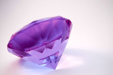 purple diamondの写真素材