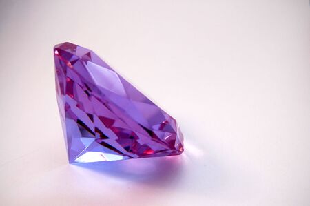 purple diamondの写真素材