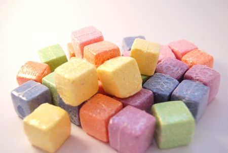 colourful cubesの写真素材