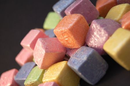 colourful cubesの写真素材