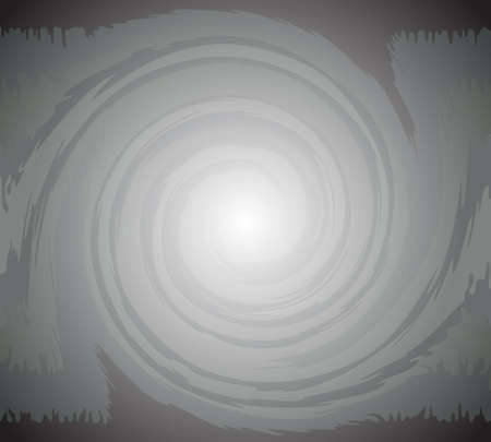 Abstract gray vortex with effect radial gradientのイラスト素材