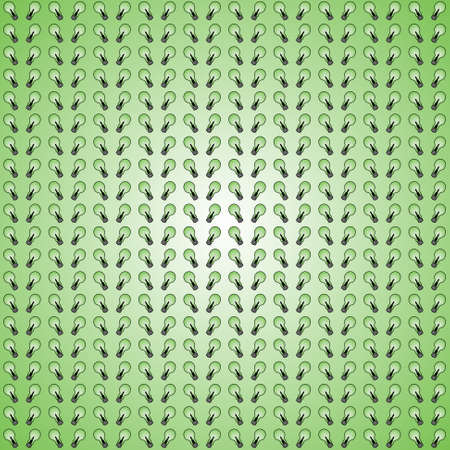 Seamless texture (green glowing lamp) on a gradient backgroundのイラスト素材