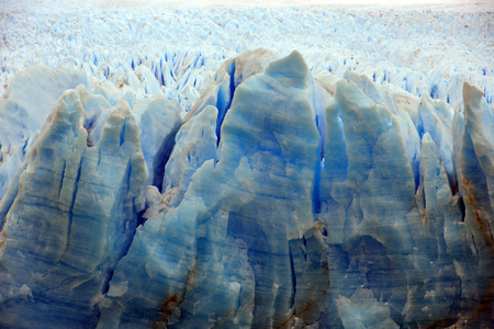 Perito Moreno Glacier, the world famous glacier in the Los Glaciares National Park の写真素材