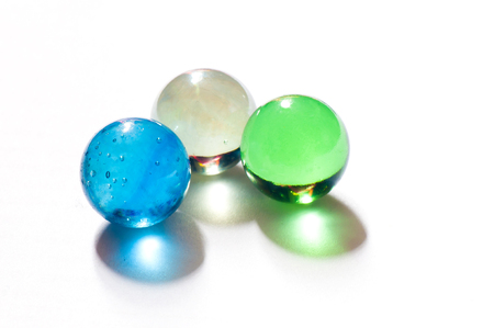 Glass Ballsの写真素材