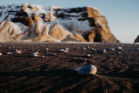 Reinsfjara Beach, Icelandの写真素材