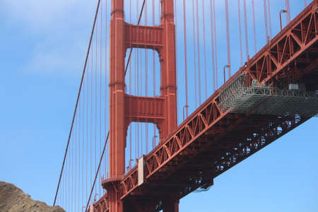 Amazing Golden Gate Bridge of San Franciscoの写真素材