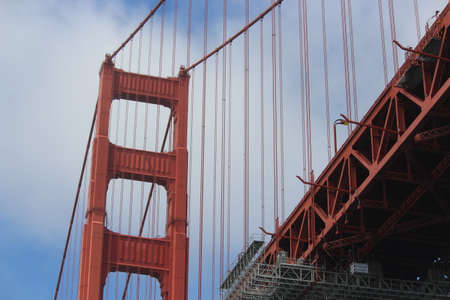 Architecture of Golden Gate Bridgeの写真素材