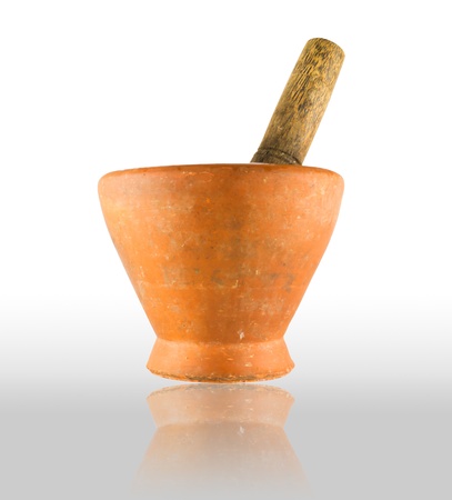 Handmade mortar for thai peopleの写真素材