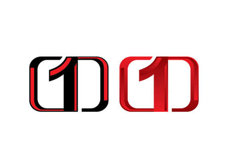 Number 1 iconのイラスト素材