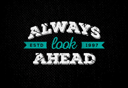 Grunge Concept with Inspiration Phrase for Poster or T-shirt. Creative Motivation Quote.のイラスト素材