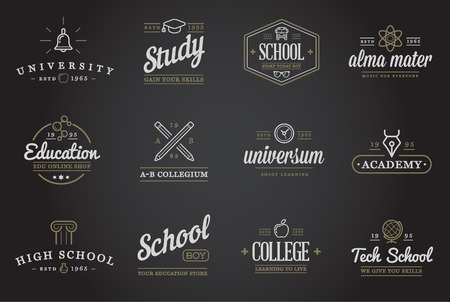 Set of Education Icons Illustrationのイラスト素材