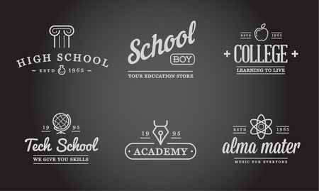 Set of Education Icons Illustrationのイラスト素材
