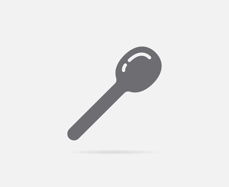 Kitchen Wood Spatula Spoon Element or Iconのイラスト素材