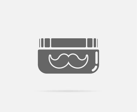Grease Gel Mustache Element or Iconのイラスト素材