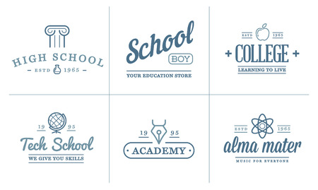Set of Education Icons Illustrationのイラスト素材