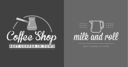 Set of Coffee Elements and Coffee Accessories Illustrationのイラスト素材