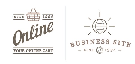 Set of E-Commerce Iconsのイラスト素材