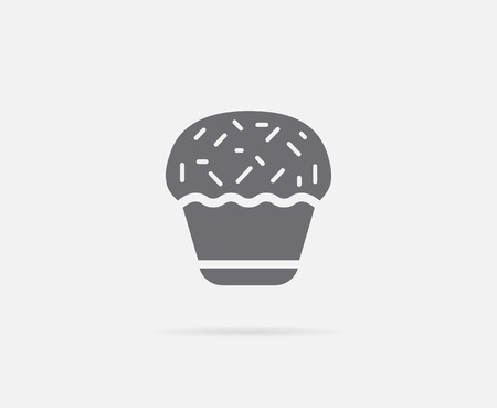 Cake Cupcake Cream Element or Iconのイラスト素材