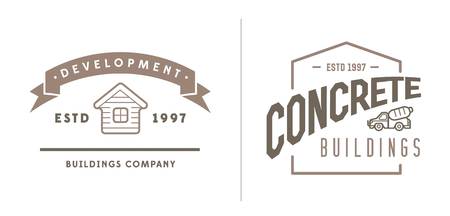 Set of Construction Building Iconsのイラスト素材