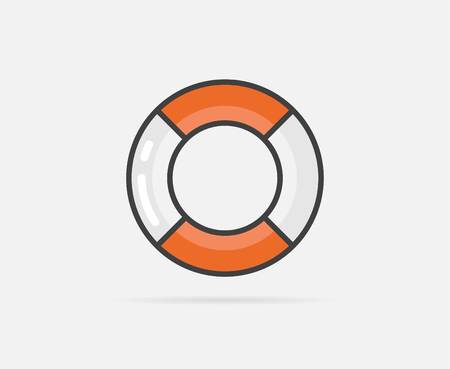 Illustration of Lifebuoyのイラスト素材