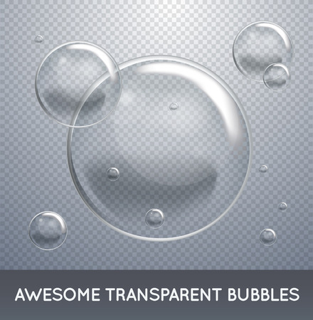 Soap Water Bubbles.のイラスト素材