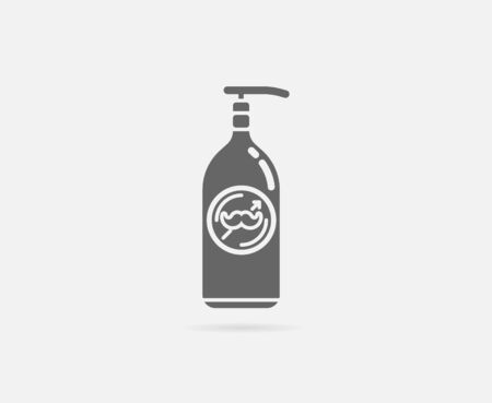 Shampoo Gel or Conditioner for Hair Element or Iconのイラスト素材