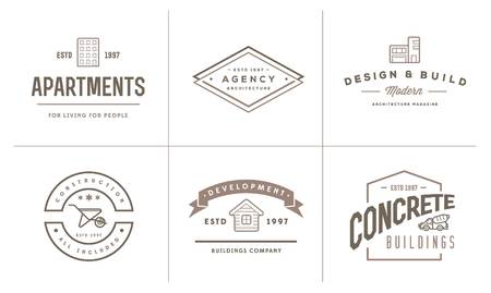 Set of Construction Building Icons Home and Repair can be used as Logo or Icon in premium qualityのイラスト素材