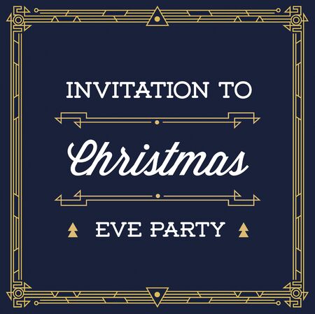 Vintage Style Invitation for Wedding Save the Day in Art Deco or Nouveau Epoch 1920's Gangster Era Vectorのイラスト素材