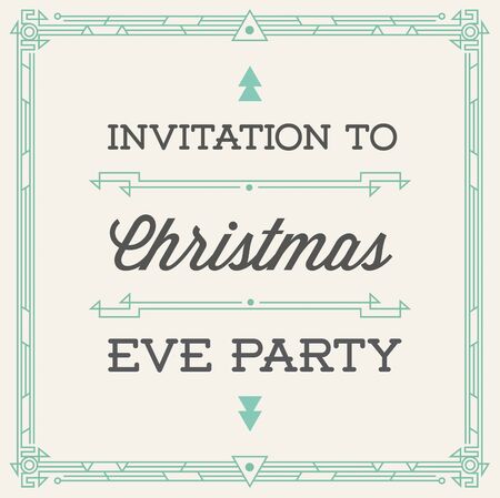 Vintage Style Invitation for Wedding Save the Day in Art Deco or Nouveau Epoch 1920's Gangster Era Vectorのイラスト素材