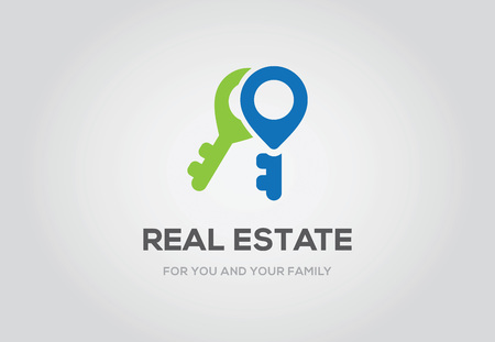 Template   for real estate agency or cottage town elite class.のイラスト素材