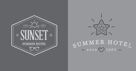 Set of Vector Travel Tourism and Holiday Elements Icons Illustrationのイラスト素材