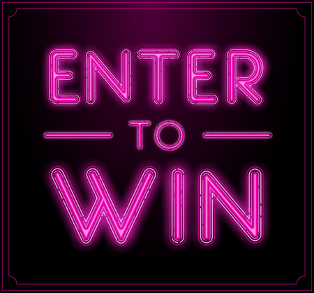 Enter to Win Vector Sign, Win Prize, Win in Lotteryのイラスト素材